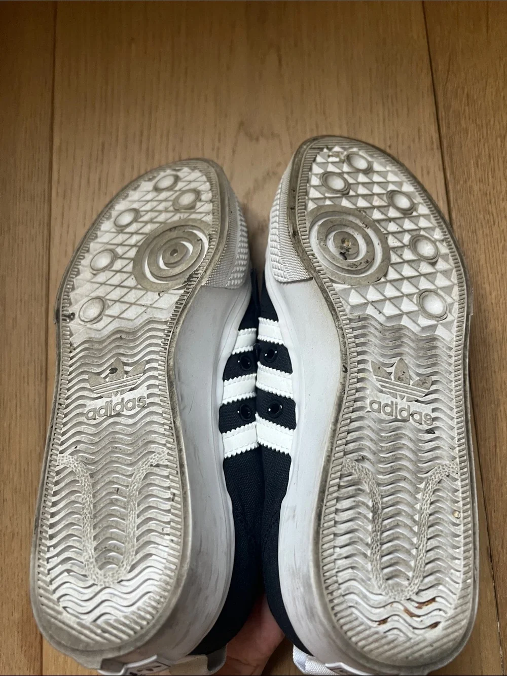Adidas Nizza platform shoes